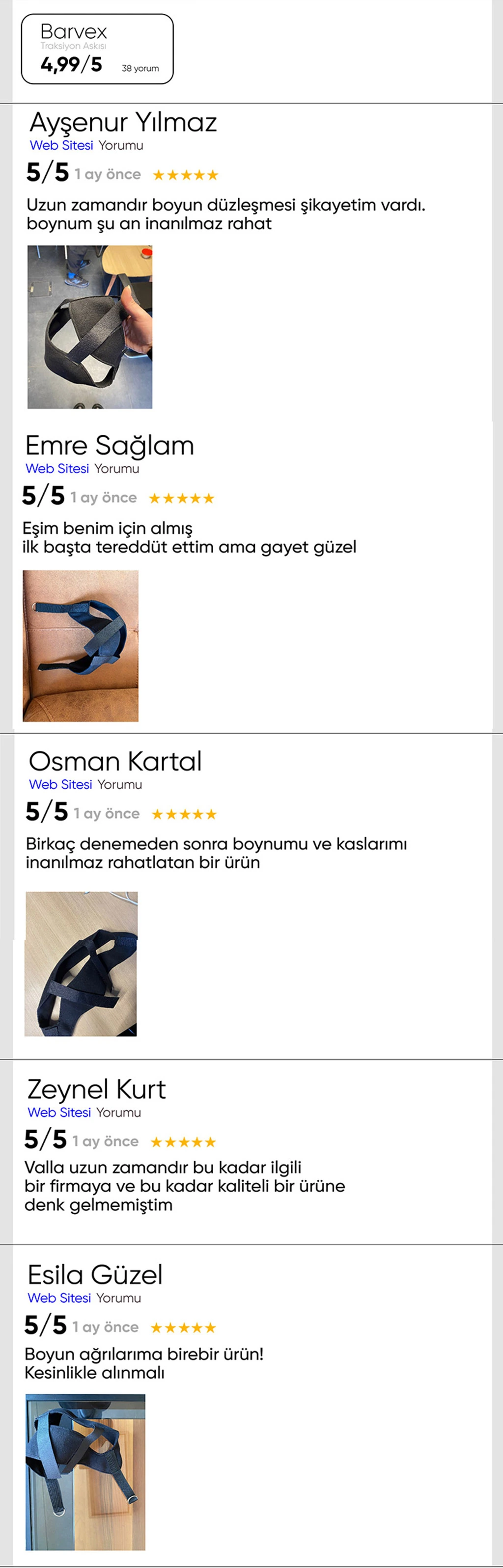Barvex Boyun Traksiyon Askısı - Resmi Satış Sitesi - Kampanya Görseli 13