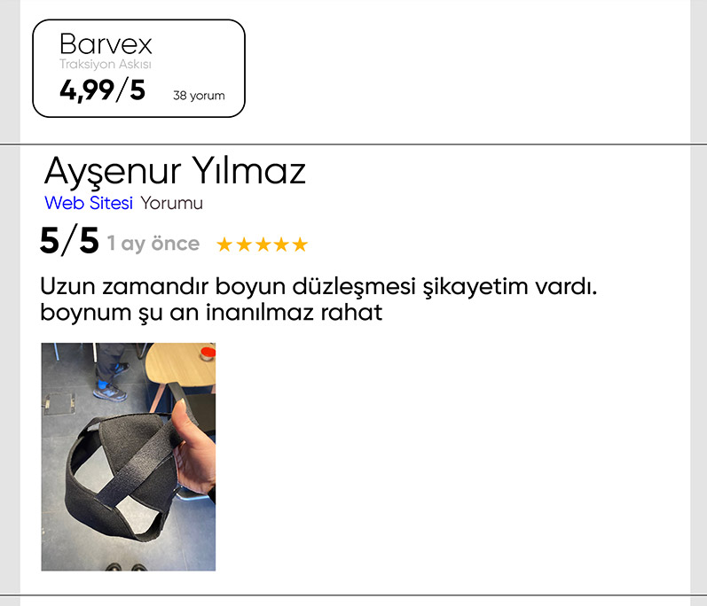 Barvex Boyun Traksiyon Askısı - Resmi Satış Sitesi - Kampanya Görseli 24