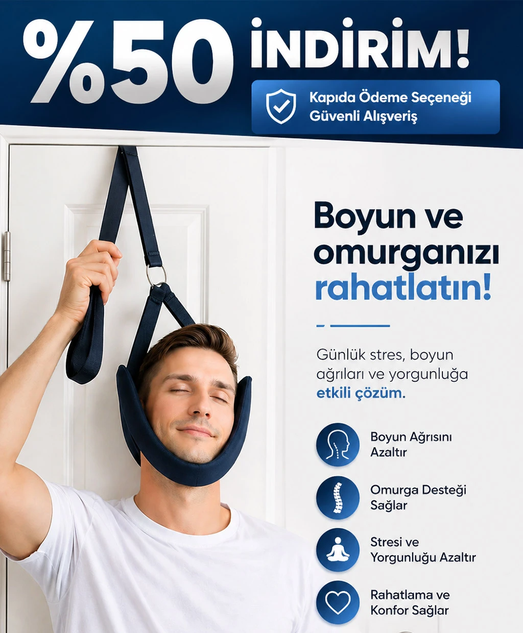 Barvex Boyun Traksiyon Askısı - Resmi Satış Sitesi - Kampanya Görseli 7