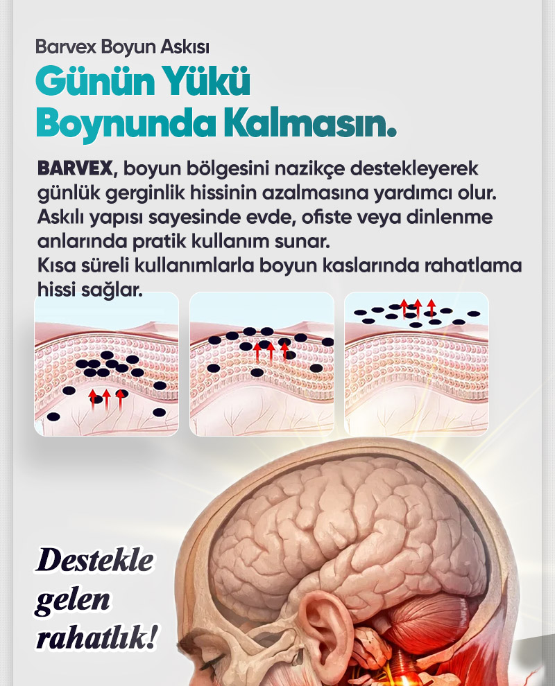 Barvex Boyun Traksiyon Askısı - Resmi Satış Sitesi - Kampanya Görseli 6
