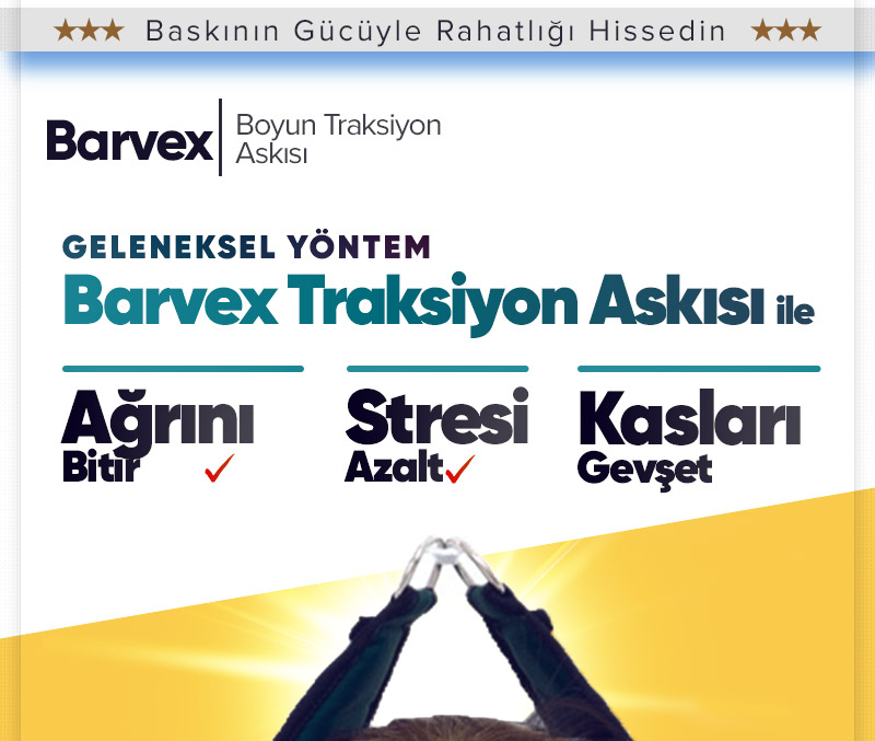 Barvex Boyun Traksiyon Askısı - Resmi Satış Sitesi - Kampanya Görseli 17